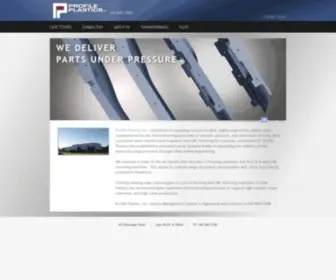 Thermoform.com(Profile Plastics) Screenshot