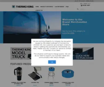 ThermokingbrandStore.com(Thermo King Brand Merchandise Store) Screenshot