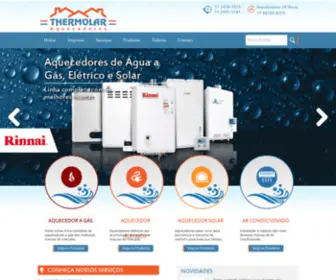 Thermolar.com.br(Venda, Instalação e Manutenção de Aquecedores a Gás, Solar e Elétrico em SP) Screenshot