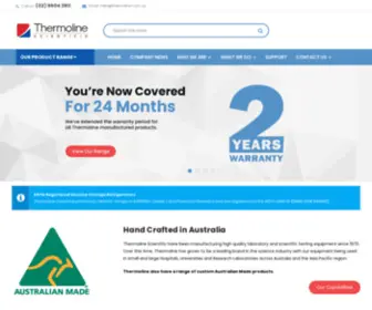 Thermoline.com.au(Laboratory Equipment) Screenshot