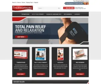 Thermophore.com(Home Heat Therapy Pad) Screenshot