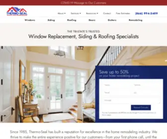 Thermosealwindows.com(Window, Siding Installation, Replacement) Screenshot