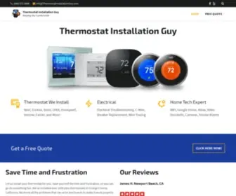 Thermostatinstallationguy.com(Keeping You Comfortable) Screenshot