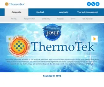 Thermotekusa.com(Medical Device Manufacturers) Screenshot