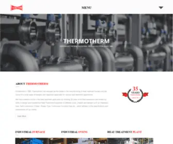 Thermotherm.co.in(Lab Furnaces Manufacturers) Screenshot