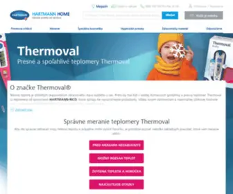 Thermoval.sk(Thermoval) Screenshot