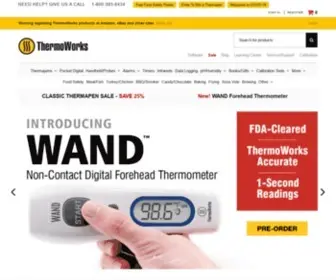 Thermoworks.com(Professional Thermometers from the Temperature Experts) Screenshot