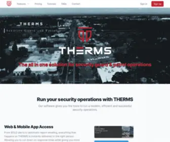 Therms.io(Security Operations App) Screenshot