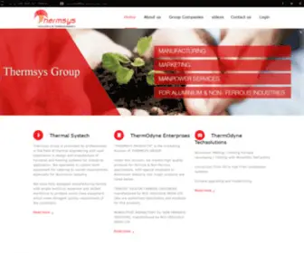 Thermsysgroup.com(Thermsys Group) Screenshot