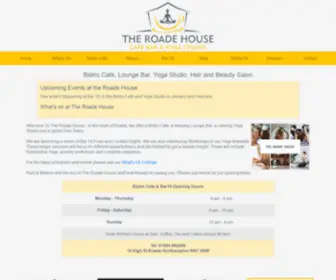 Theroadehouse.co.uk(The Roade House Bistro Cafe) Screenshot