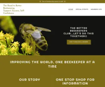 Theroadtobetterbeekeeping.com(Support, Success, Self-Confidence) Screenshot