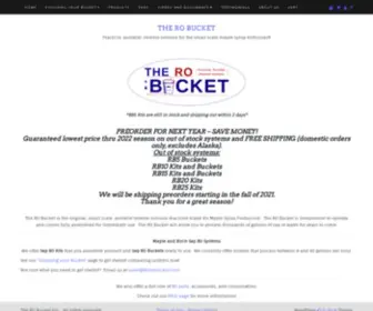 Therobucket.com(Practicle, portable, reverse osmosis for the small scale maple syrup enthusiast) Screenshot