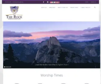 Therockcogbf.org(The Rock Church of God by Faith) Screenshot