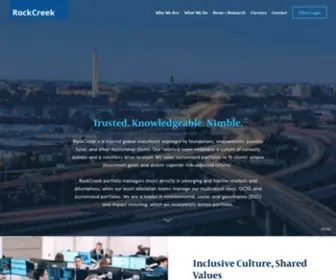 Therockcreekgroup.com(RockCreek) Screenshot