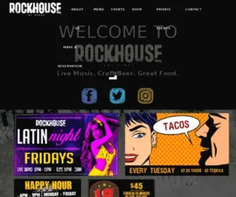 Therockhousebar.com(Rockhouse) Screenshot