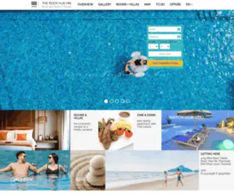 Therockhuahin.com(Beachfront Hotels in Hua Hin) Screenshot