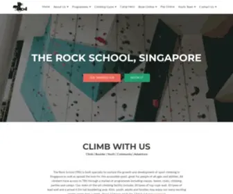 Therockschool.sg(Rock Climbing Singapore) Screenshot