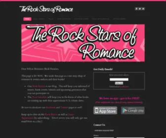 Therockstarsofromance.com(The Rock Stars of Romance) Screenshot