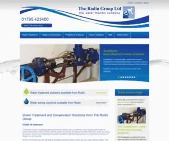 Therodingroup.co.uk(Water treatment and water conservation specialists) Screenshot