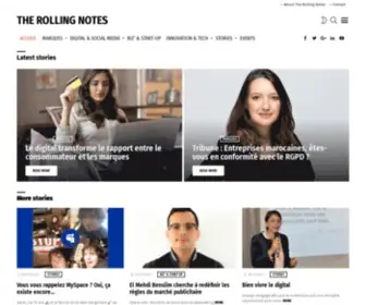 Therollingnotes.com(Marketing) Screenshot
