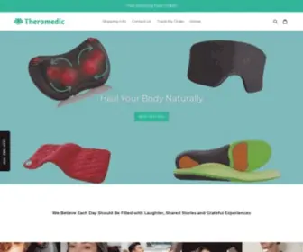 Theromedic.com(Theromedic Deep Tissue Heat Therapy Massager) Screenshot