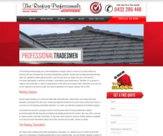 Theroofingprofessionalsnorthside.com.au(Sydney Roof Repairs) Screenshot