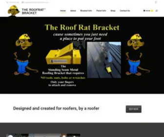 Theroofratbracket.com(The RoofRat Bracket Home) Screenshot