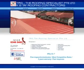 Theroofspecialist.com.sg(Best Roof Contractor and Roof Specialist) Screenshot