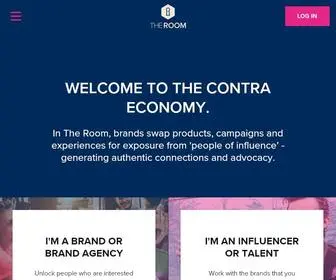 Theroom.io(Discover the influencer marketing platform) Screenshot