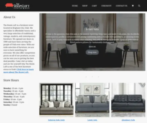 Theroomloft.com(Furniture and More) Screenshot