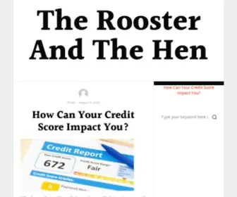 Theroosterandthehen.com(The Rooster And The Hen) Screenshot