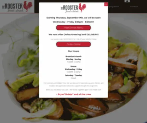 Theroosternaples.com(The Rooster Food) Screenshot