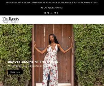 Therootsnaturelle.com(Beauty Begins at the Roots) Screenshot