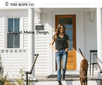 Theropeco.com(The Rope Co) Screenshot