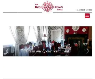 Theroseandcrownhotel.com(The Rose And Crown Wisbech) Screenshot