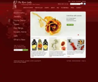Theroselady.com(Flower Jewelry) Screenshot
