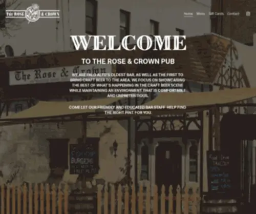 Therosepa.com(The Rose & Crown) Screenshot