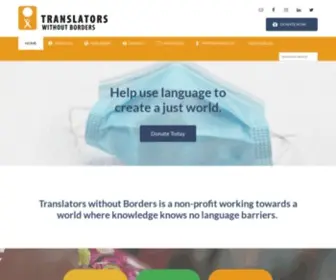 Therosettafoundation.org(Translators without Borders) Screenshot