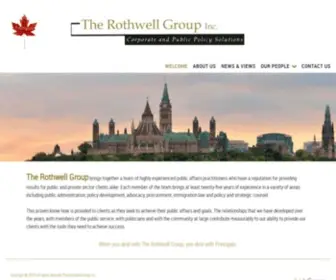 Therothwellgroup.ca(The Rothwell Group) Screenshot