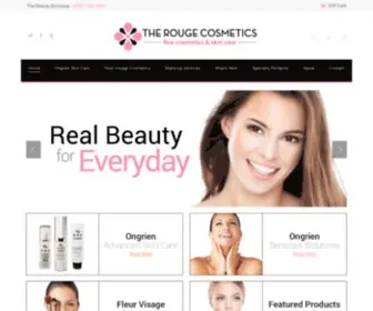 Therougecosmetics.com(The Rouge Cosmetics) Screenshot