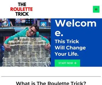 Theroulettetrick.com(The secret strategy to win with roulette) Screenshot