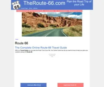 Theroute-66.com(The complete Route 66 travel guide) Screenshot