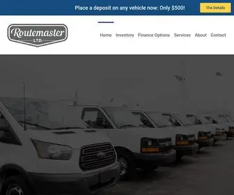 Theroutemasters.net(Quality Used Trucks and Vans) Screenshot