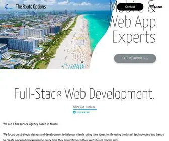 Therouteoptions.com(Website Design and Development Experts) Screenshot