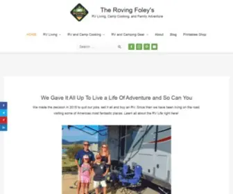 Therovingfoleys.com(Travel Tips and Family Adventure) Screenshot