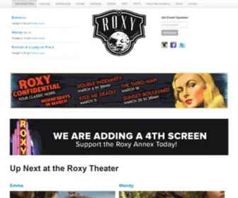 Theroxytheater.org(Missoula's Community Cinema) Screenshot