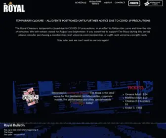 Theroyal.to(The Royal Theatre) Screenshot