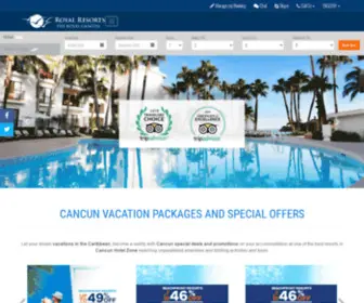 Theroyalcancunallsuites.com(Cancun Vacation) Screenshot