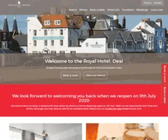 Theroyalhotel.com(Royal Hotel (Deal) pub in Deal) Screenshot