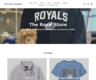 Theroyalstore.org(The First Academy School Store) Screenshot